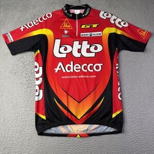 Vintage Nalini Lotto Adecco ABX Cycling Jersey size Medium - Large